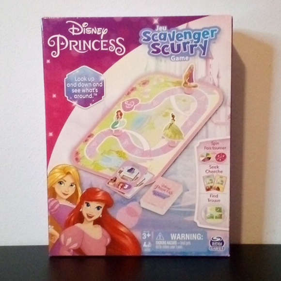 Disney Princess Jeu Scavenger Scurry Board Game - Picture 1 of 6